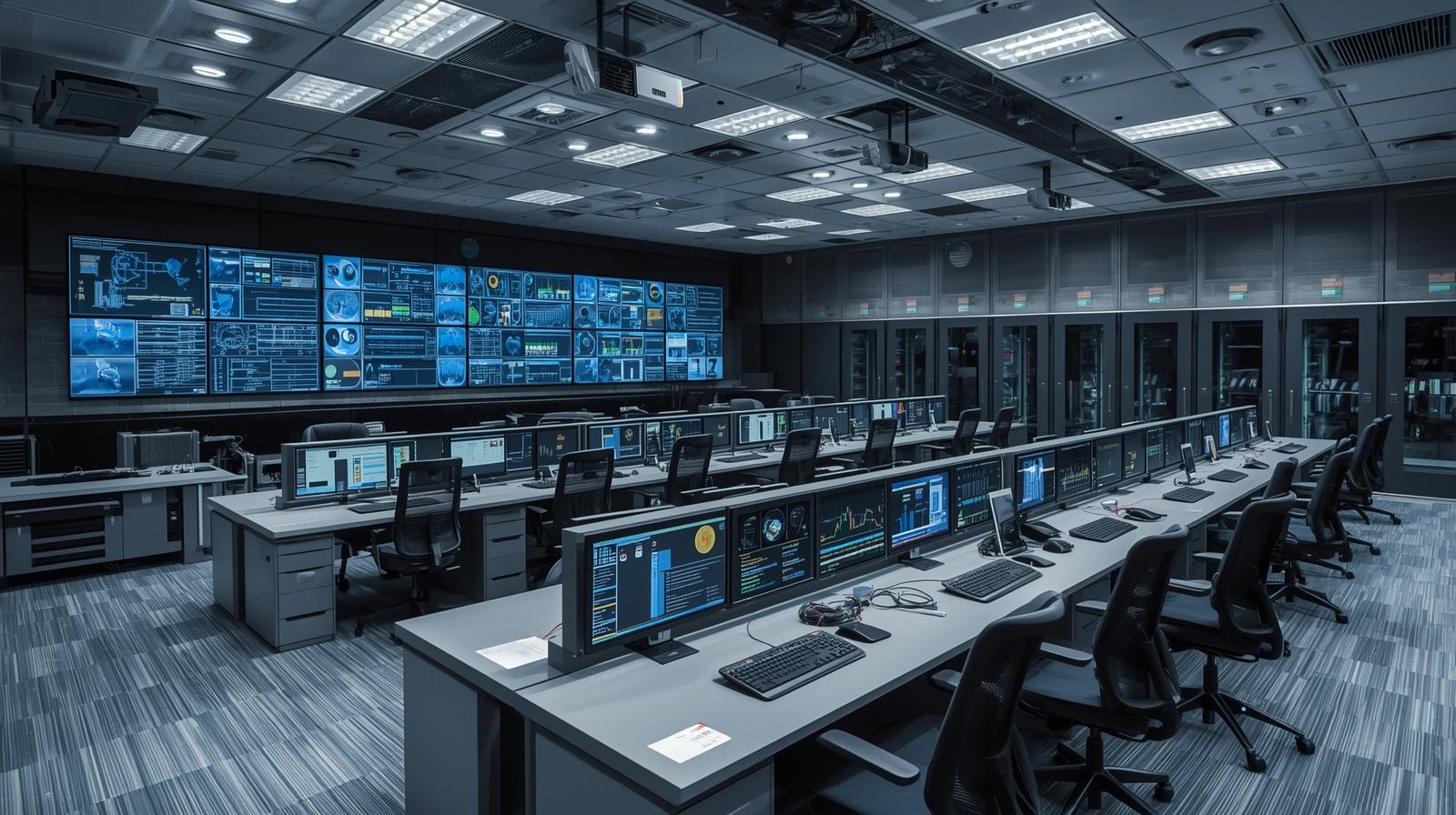 Physical Infrastructure Setup for Smart Control Rooms