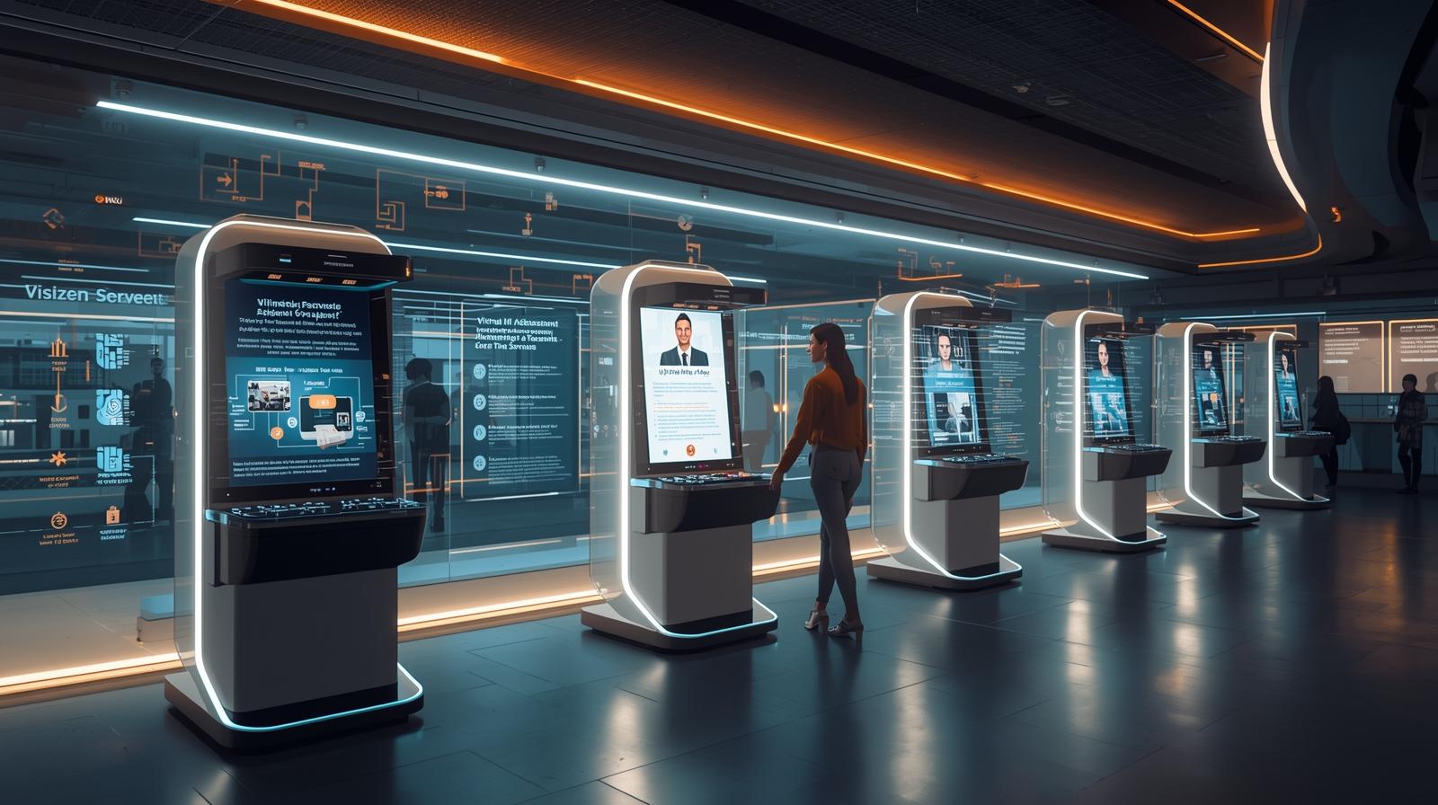 Virtual Agent Customer Service Station GCC