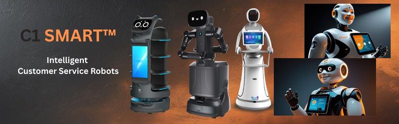 C1 SMART™ robot assisting citizens at municipal service center