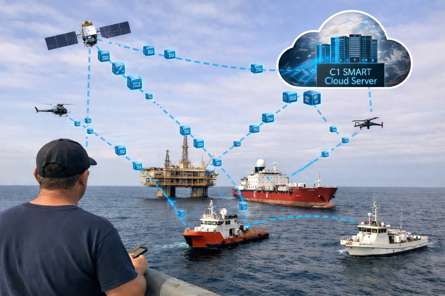 Ocean Asset Tracking with Satellite Voyage Monitoring