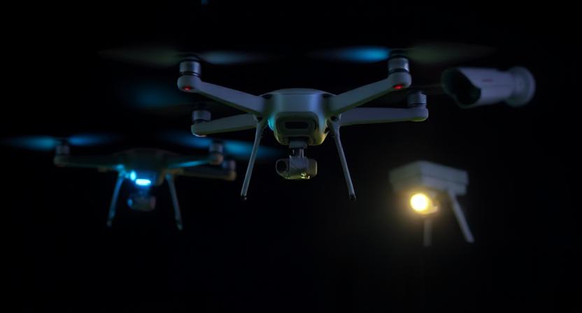 Defense Drones and Surveillance Cameras in Middle East & India