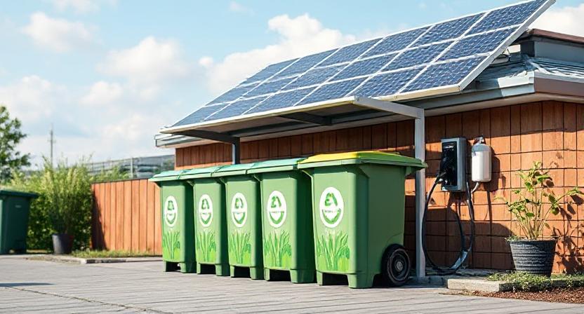 Waste and Solar Energy Systems for smart environment trucks