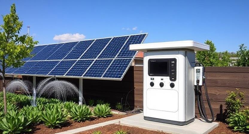 Irrigation EV Charging and Solar Energy